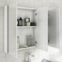 GRADE A1 - White Mirrored Wall Bathroom Cabinet 800 x 650mm - Ashford
