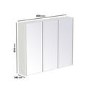 GRADE A1 - White Mirrored Wall Bathroom Cabinet 800 x 650mm - Ashford
