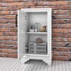 Single Door White Freestanding Storage Cabinet 450 x 800mm - Camden