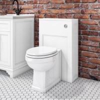 GRADE A1 - Camden Matt White 500mm WC Unit