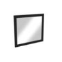 GRADE A2 - Camden Matt Black Bathroom Mirror - 750 x 700mm
