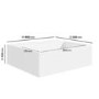 Cloakroom Matt Wall Hung Basin 400mm - Houston