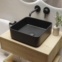 BeBa_25852 Black Square Countertop Basin 360mm - Augusta
