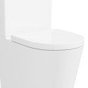 BeBa_25885 White Round Soft Close Toilet Seat with Quick Release - Newport