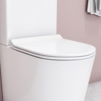 White Round Slim Soft Close Toilet Seat with Quick Release - Newport White Round Slim Soft Close Toilet Seat with Quick Release - Newport
