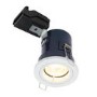 GRADE A1 - White Fixed IP44 Fire Rated Spotlight