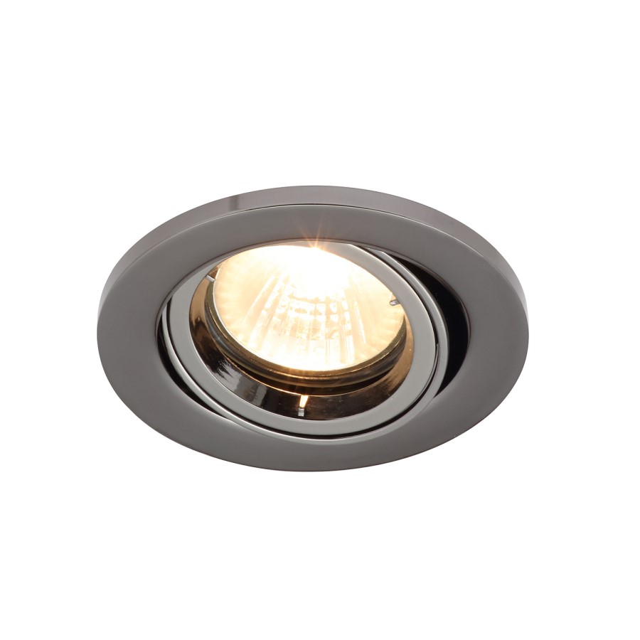 Black Adjustable IP20 Fire Rated Downlight - Pack of 6