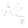 Chrome Adjustable IP20 Fire Rated Downlight - Pack of 4