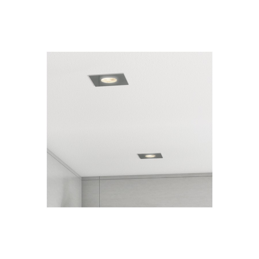 Chrome Recessed IP65 Ceiling Light