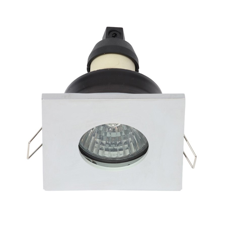 Chrome Recessed IP65 Ceiling Light