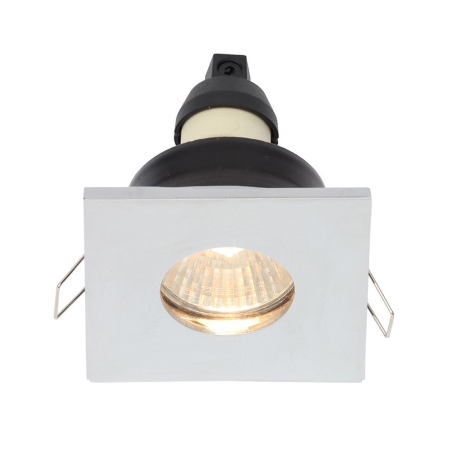 Chrome Recessed IP65 Ceiling Light