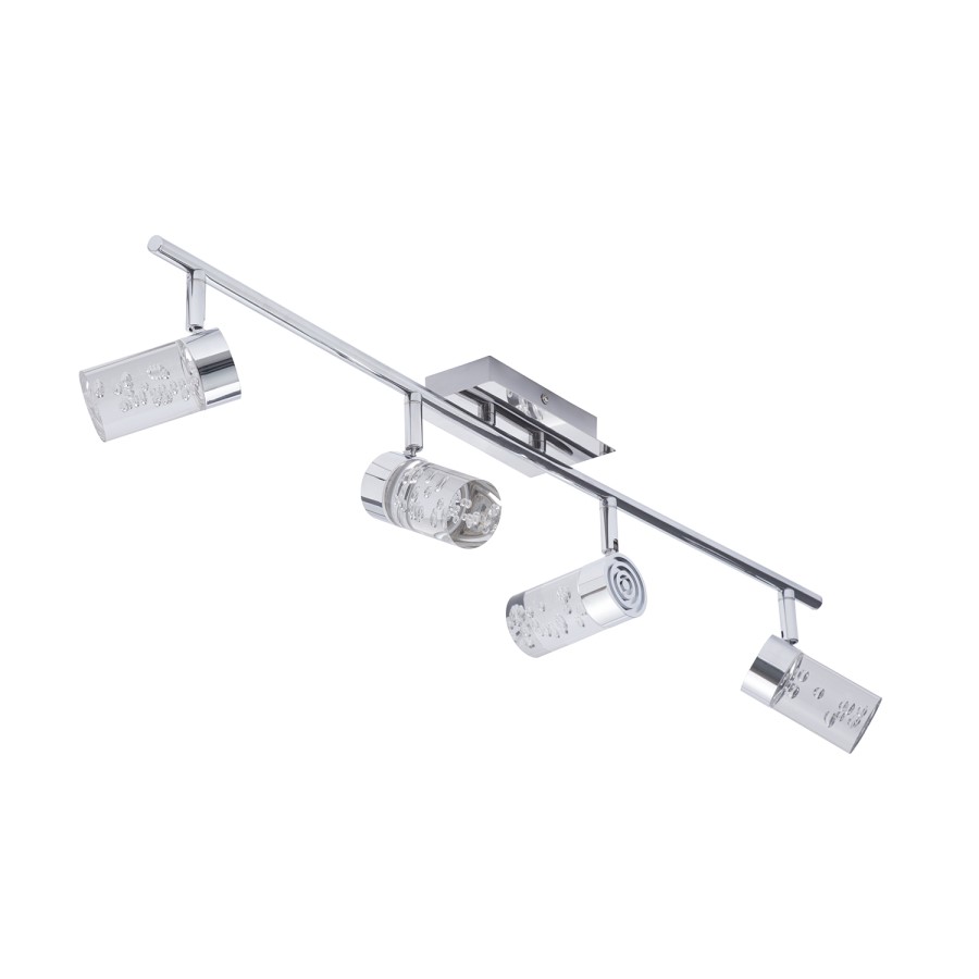 GRADE A1 - Chrome Bubble Effect 4 Light LED Bar