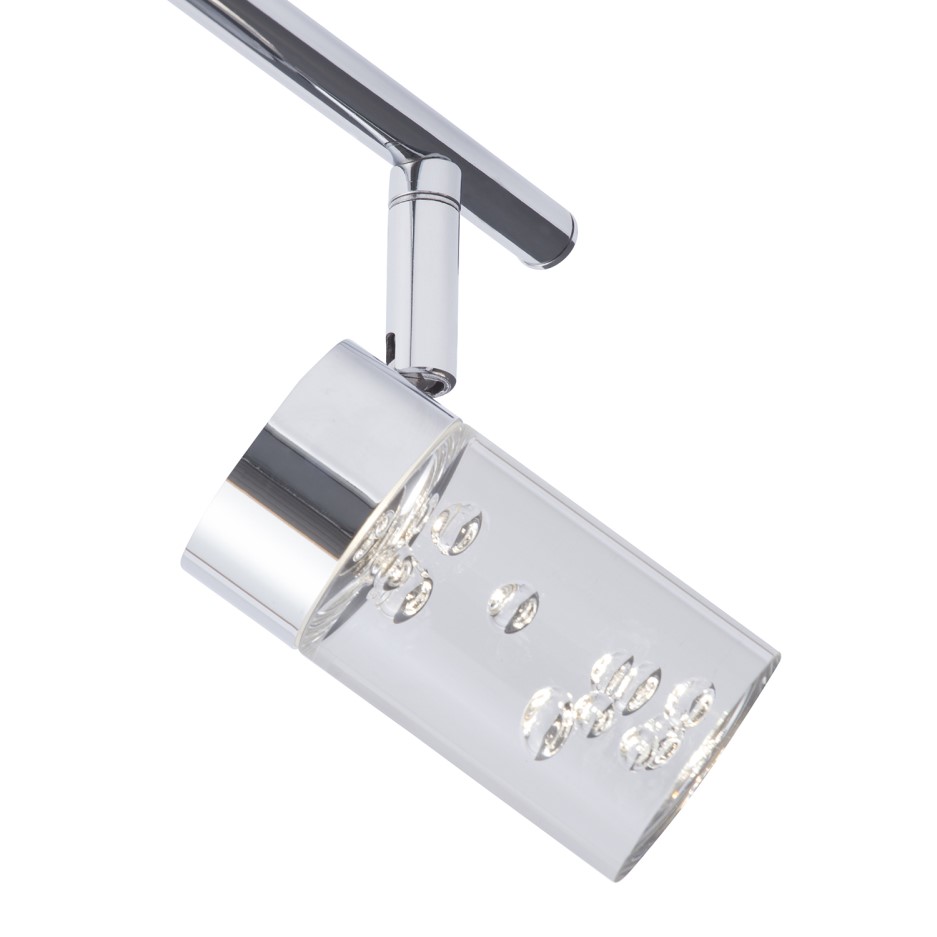 Chrome Bathroom 4 LED Spotlight Bar Better Bathrooms