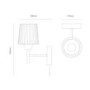 Glass Bathroom Wall Light - Aquarius