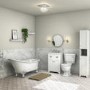 IP44 Chrome Crystal Flush Square Chandelier