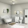 IP44 Chrome Crystal Flush Round Chandelier