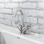 Chrome Crosshead Mono Basin Mixer Tap - Camden