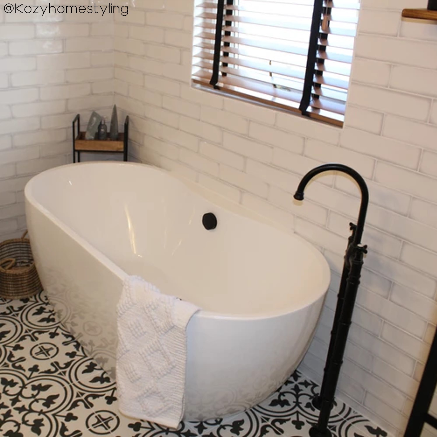 Black Freestanding Bath Mixer Tap Camden Better Bathrooms