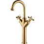 ONLY OPENED - Camden Double-handle extended basin mixer - Brushed Brass