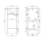 Harper 301mm Small Storage Cabinet White Gloss