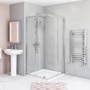 800mm Square Shower Enclosure with Sliding Corner Entry - Juno