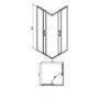 800mm Square Shower Enclosure with Sliding Corner Entry - Juno