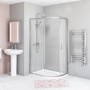 1200 x 900mm Offset Quadrant Shower Enclosure - Juno
