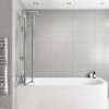 Folding Shower Bath Screen 1450mm - Iris