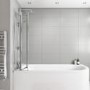 Folding Shower Bath Screen 1450mm - Iris