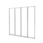 Folding Shower Bath Screen 1450mm - Iris