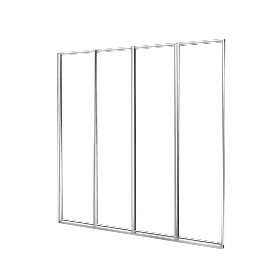 Folding Shower Bath Screen 1450mm - Iris