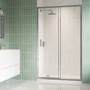 GRADE A1 - 1000mm Sliding Shower Door - Pavo