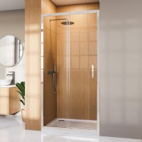 GRADE A1 - Sliding Shower Door 1200 8mm Glass - Pavo GRADE A1 - Sliding Shower Door 1200 8mm Glass - Pavo