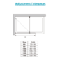 GRADE A1 - Wet Room Shower Screen with Wall Support Bar 900mm - Corvus Matt Black 
