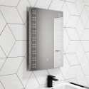 A1/BeBa_26141 GRADE A1 - Leo Illuminated LED Bathroom Mirror with Demister - 500 x 700mm