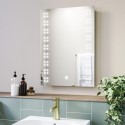 BeBa_26141 Rectangular Heated Bathroom Mirror with Lights 500 x 700mm - Leo