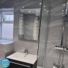 Rectangular LED Heated Bathroom Mirror 500 x 700mm - Leo