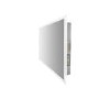 Rectangular Heated Bathroom Mirror with Lights Shaver Socket & Bluetooth Speaker 800 x 600mm - Divine