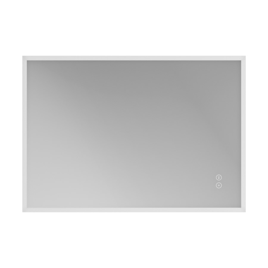 ONLY OPENED - Rectangular LED Bathroom Mirror with Bluetooth & Shaver Socket 1000 x 700mm - Divine