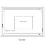 GRADE A2 - Divine Illuminated LED Bathroom Mirror with Demister Bluetooth & Shaver Socket - 1000 x 700mm