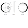 GRADE A1 - Round LED Bathroom Mirror with Demister 700mm - Aries