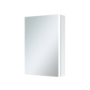 GRADE A1 - Chrome Mirrored Bathroom Cabinet with Lights and Shaver Socket 500 x 700mm - Mizar