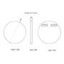 GRADE A1 - Alcor 600x600mm Brushed Gold Mirror