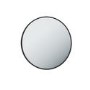 ONLY OPENED - 600 x 600mm Black Frame Round Mirror - Alcor