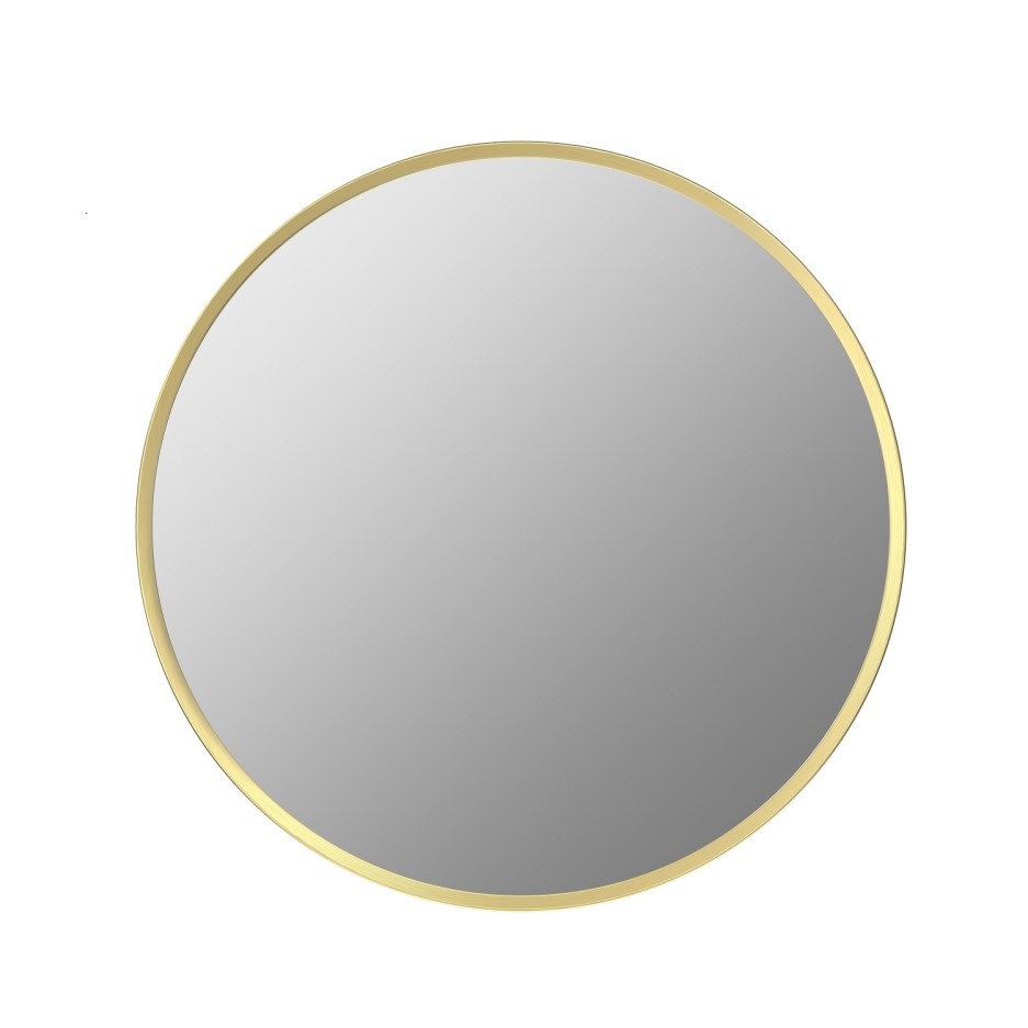 Alcor Brushed Gold Bathroom Mirror 800 x 800mm Better Bathrooms