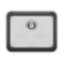 ONLY OPENED - Single Bowl Undermount Chrome Stainless Steel Kitchen Sink - Enza Isabella