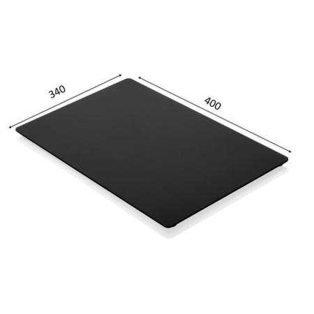 Black Glass Chopping Board 490 x 305