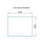 ONLY OPENED - Single Bowl Black Composite Kitchen Sink with Reversible Drainer - Essence Amelia