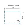 GRADE A1 - Box Opened Enza Madison Single Bowl Undermount White Granite Composite Kitchen Sink