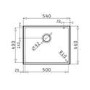 ONLY OPENED - Single Bowl Undermount White Granite Composite Kitchen Sink - Enza Madison
